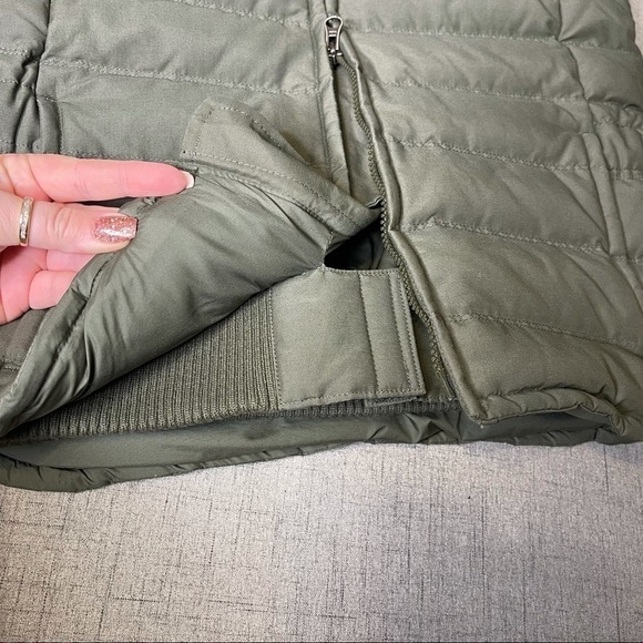 Eddie Bauer Green Goose Down Vest Jacket Waterproof Small - Picture 8 of 16
